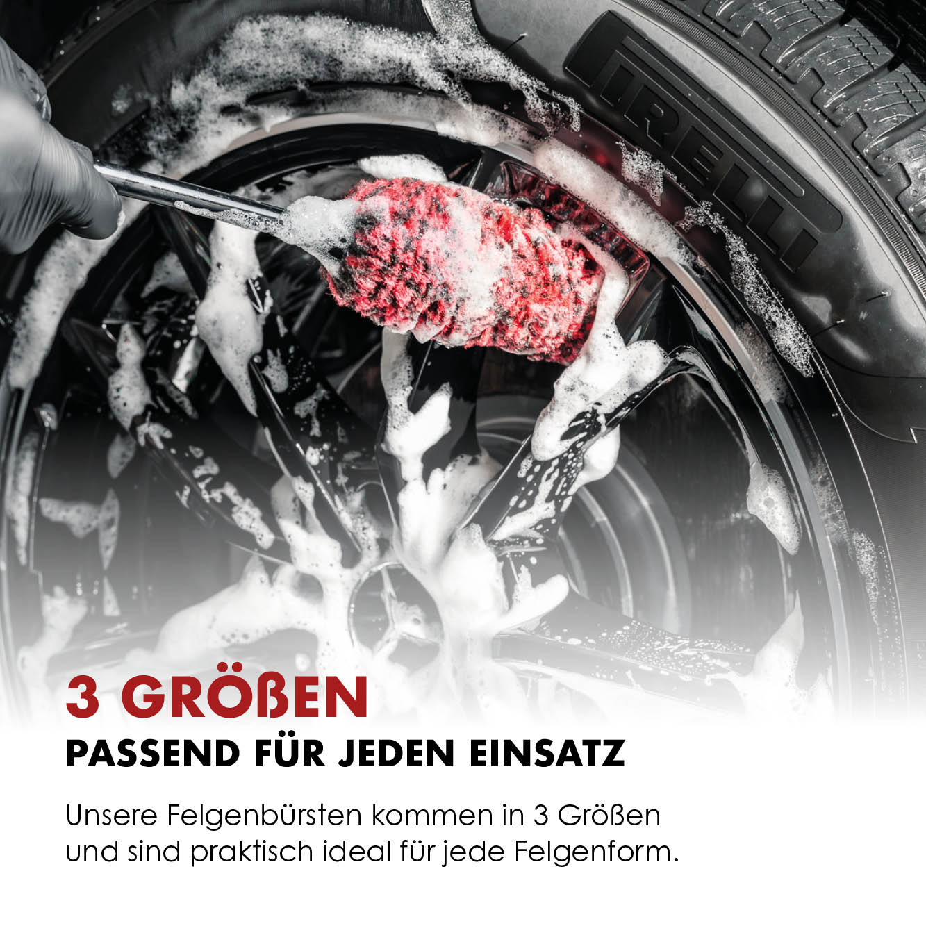 FiberForce Felgenbürsten Set